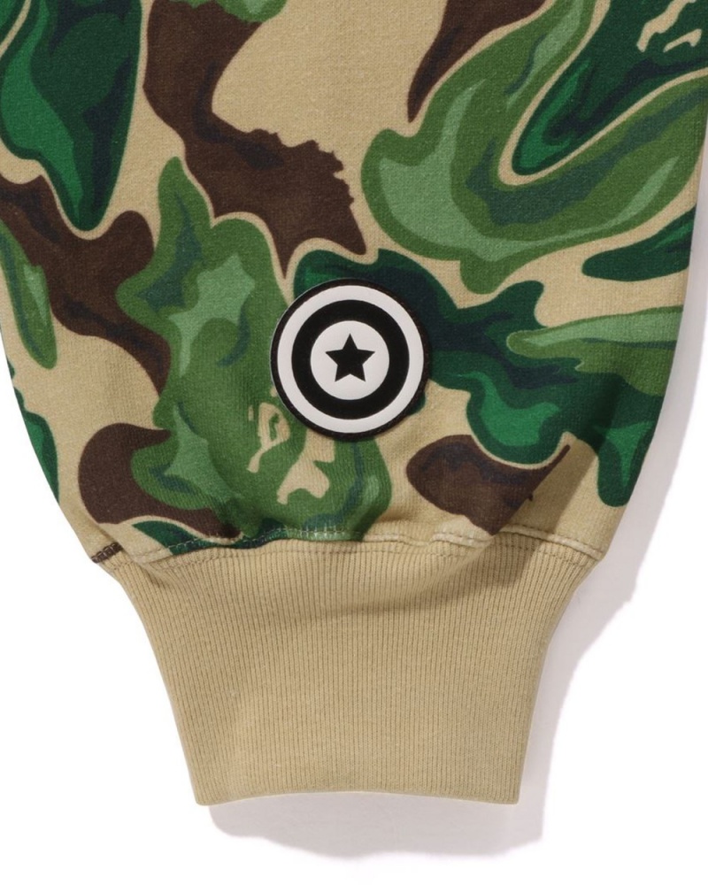 Sweat a Capuche Bape Art Camo Shark Vert Homme | PNA-35543980