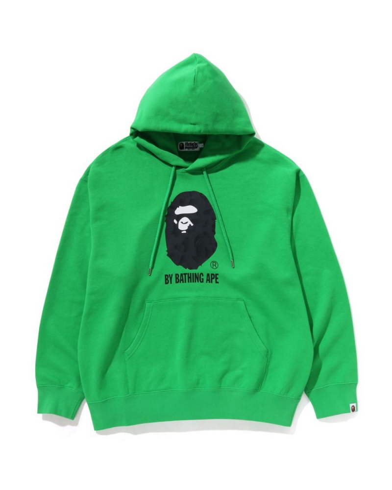 Sweat a Capuche Bape Ink Camo by Bathing Ape Pullover Vert Homme | MLH-61653667