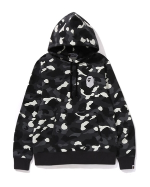 Sweat a Capuche Bape City Camo Large Ape Head Pullover Noir Homme | IVB-15598930