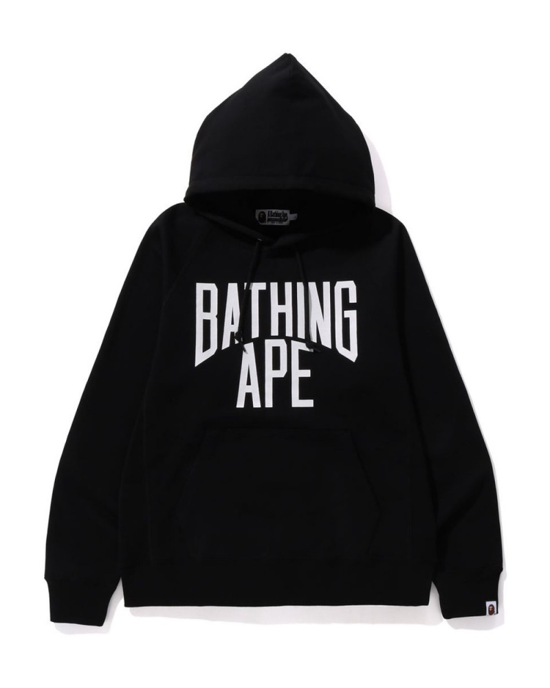 Sweat a Capuche Bape NYC Logo Pullover Noir Homme | MID-98615429