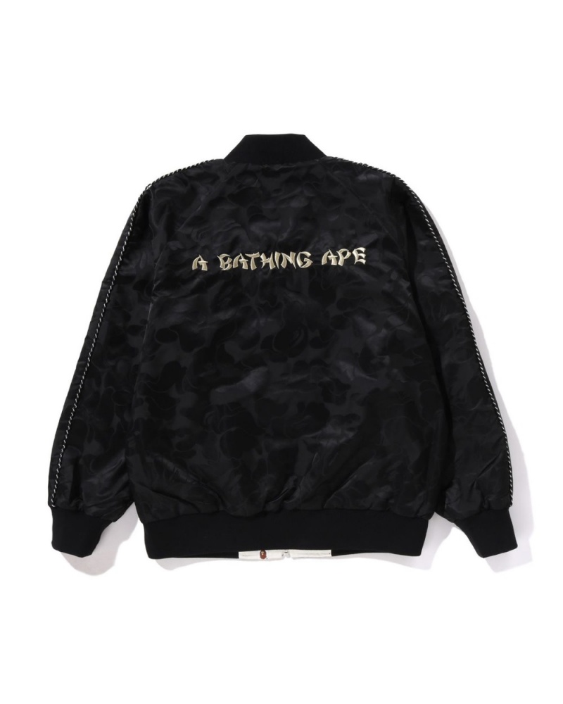 Vestes Bape Reversible Souvenir Noir Homme | DIP-73119210