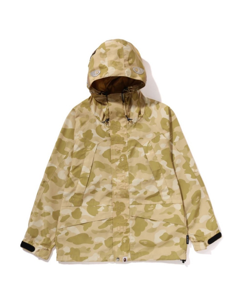 Vestes Bape Color Camo Shark Snowboard Jaune Homme | UPC-40217271