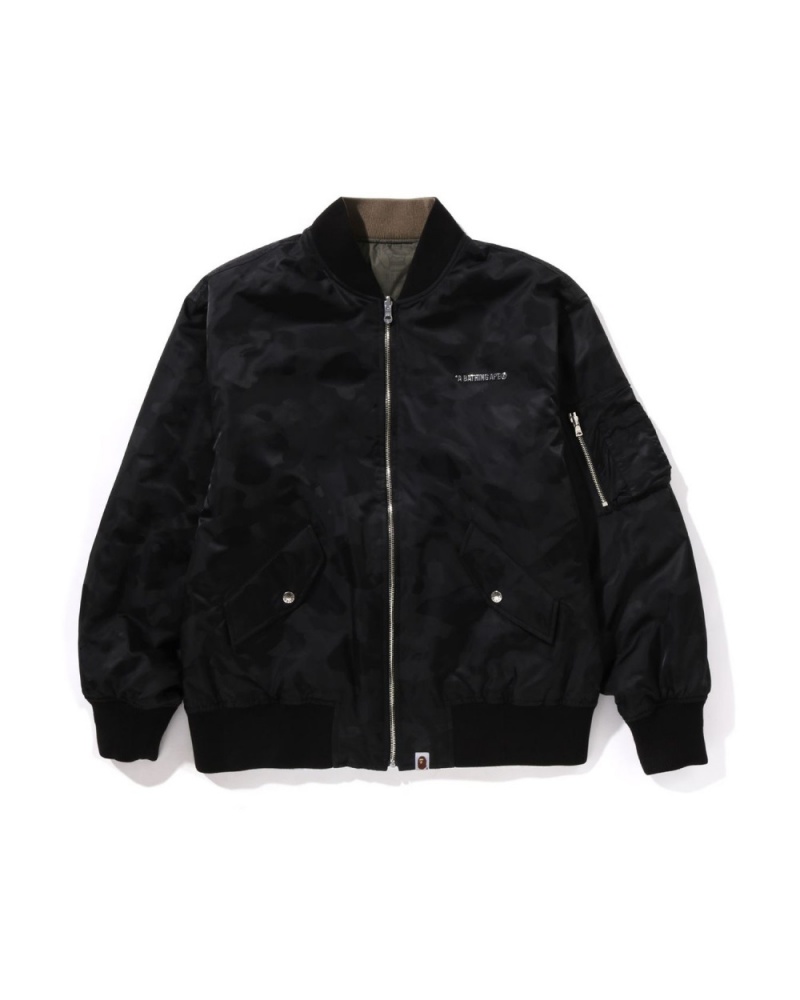 Vestes Bape Reversible Ma-1 Noir Homme | PVG-45539972