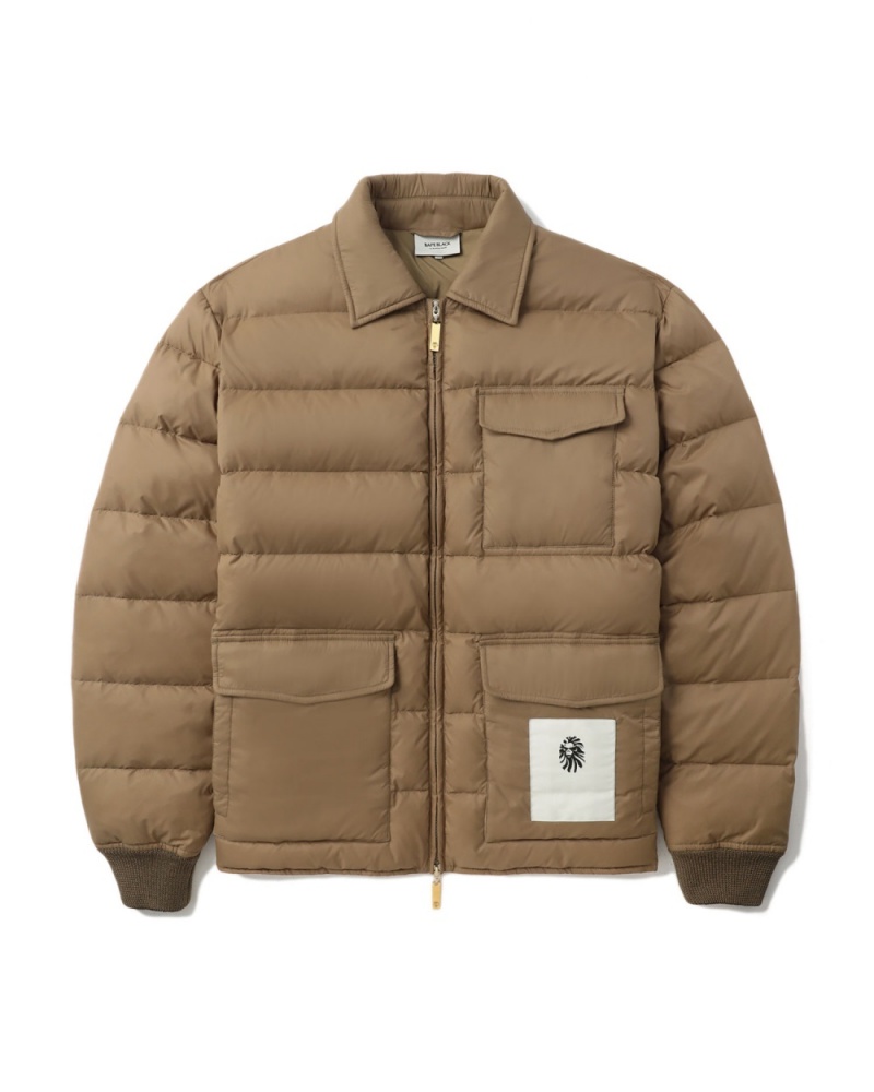 Vestes Bape Classiche down Marron Homme | WFO-65958264