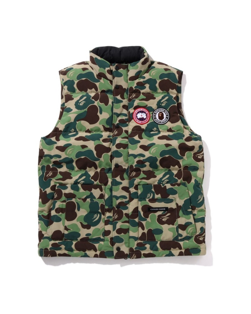 Vestes Bape X Canada Goose Freestyle Vest Vert Homme | GAT-87810192