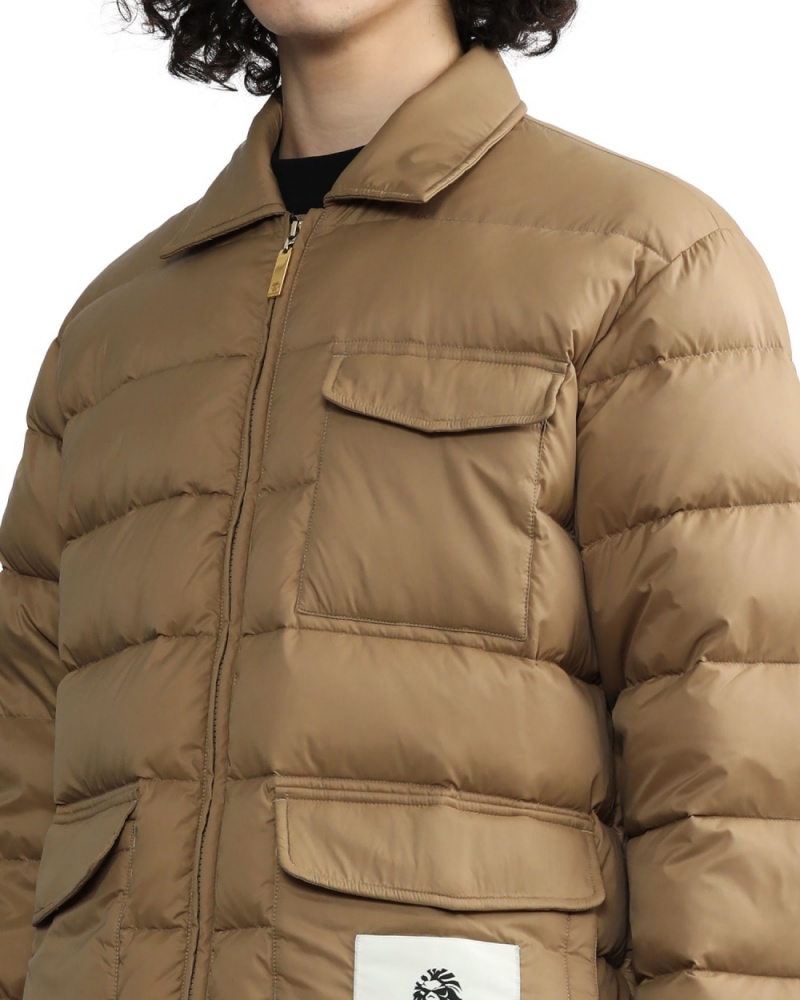 Vestes Bape Classiche down Marron Homme | WFO-65958264