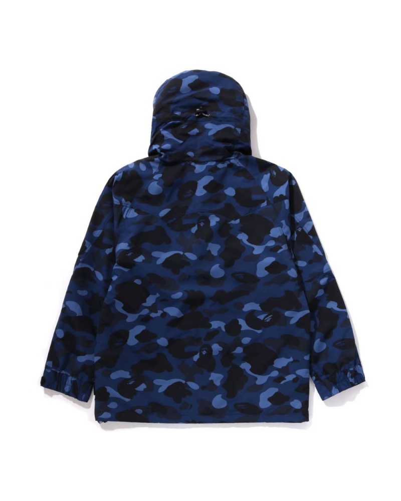 Vestes Bape Color Camo Snowboard Bleu Marine Bleu Homme | WMS-89621525