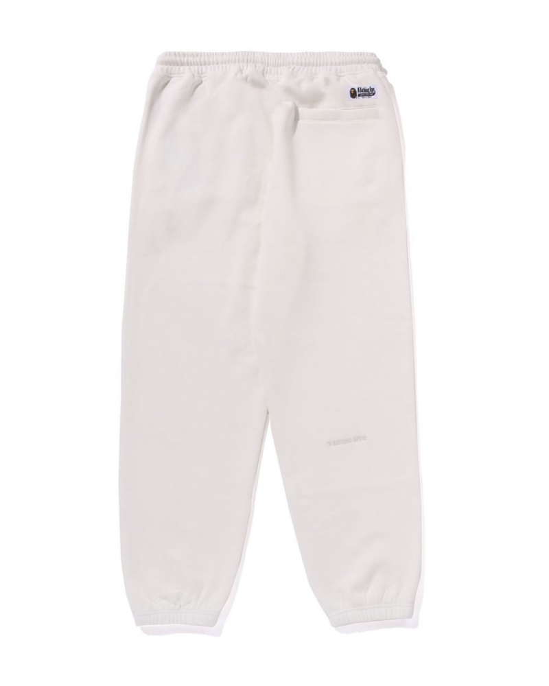 Pantalon Survêtement Bape Ape Head One Point Blanche Homme | PRS-44313432