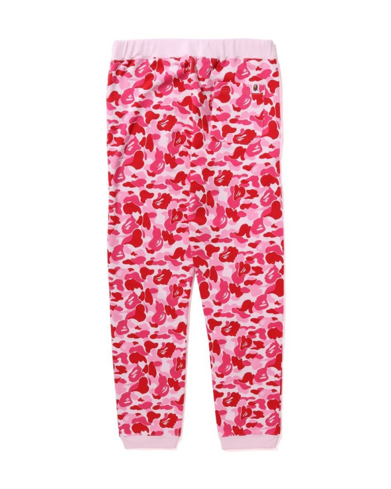 Pantalon Survêtement Bape ABC Camo Crystal Stone Rose Homme | FDI-33171215