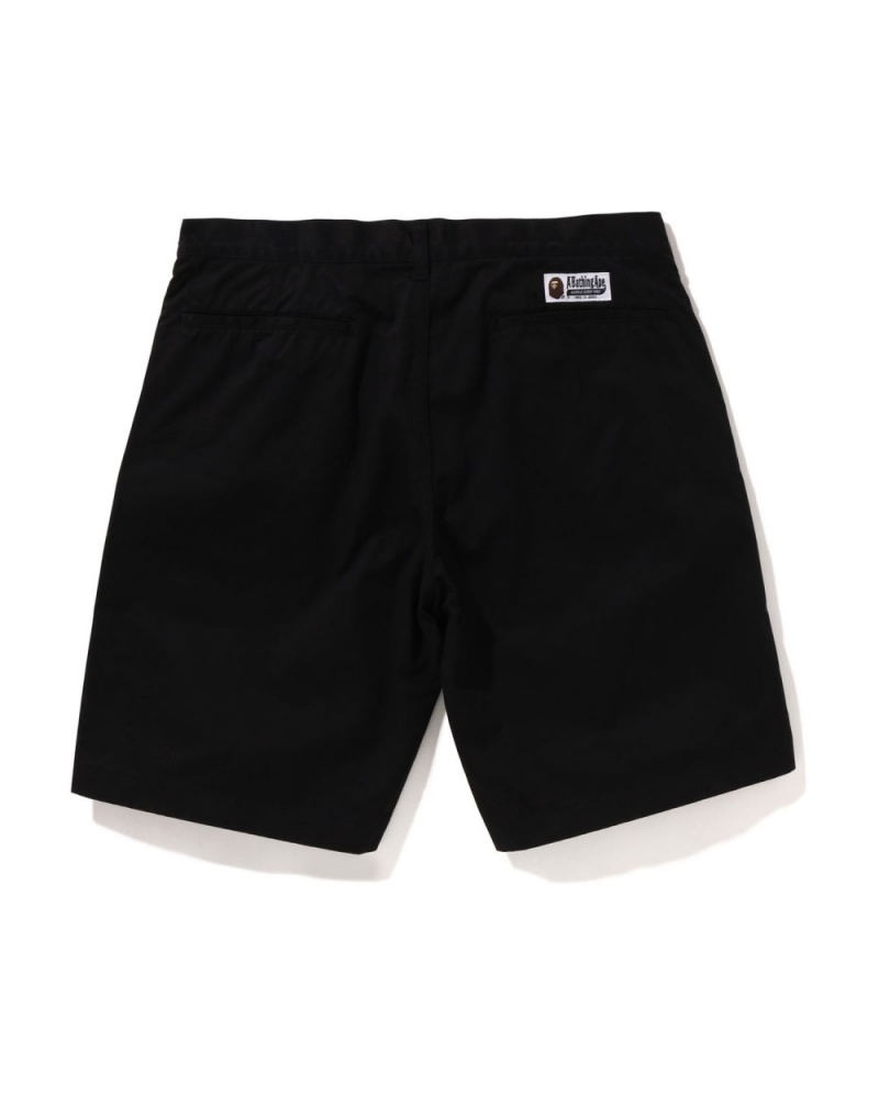 Short Bape Ape Head One Point Chino Noir Homme | YWT-53299774