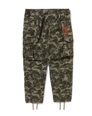 Pantalon Bape Asia Camo Army Vert Homme | MBR-46982513