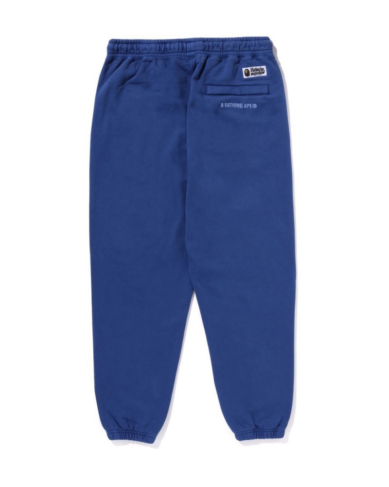 Pantalon Bape College One Point Overdye Bleu Royal Bleu Homme | ZLN-17694023