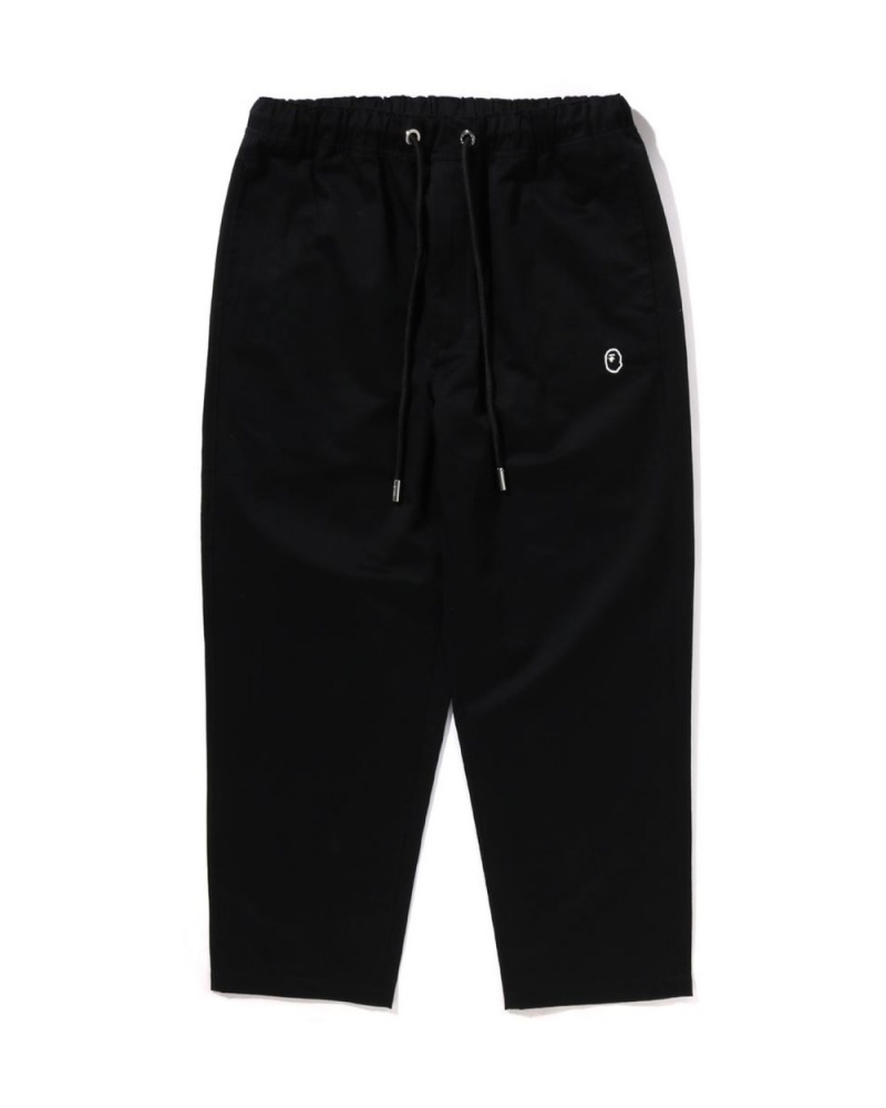 Pantalon Chino Bape Ape Head One Point Easy Noir Homme | CYW-86059440