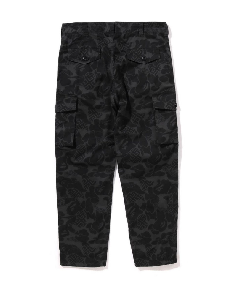 Pantalon Bape Asia Camo Army Noir Homme | XTR-31541050