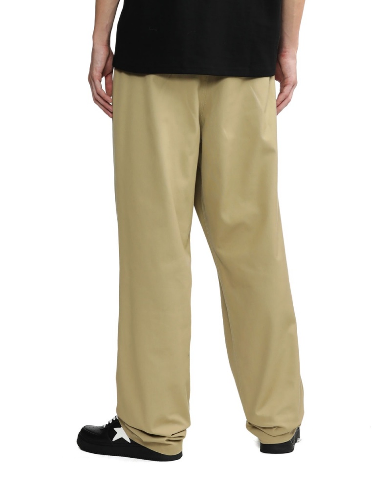 Pantalon Bape Plissé Beige Homme | WBY-18484922