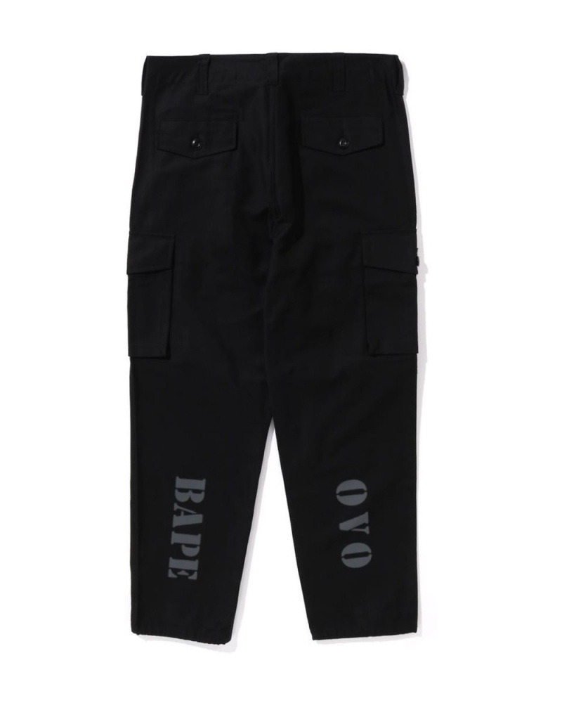 Pantalon Bape X OVO 6 Pocket Noir Homme | UFE-35522437