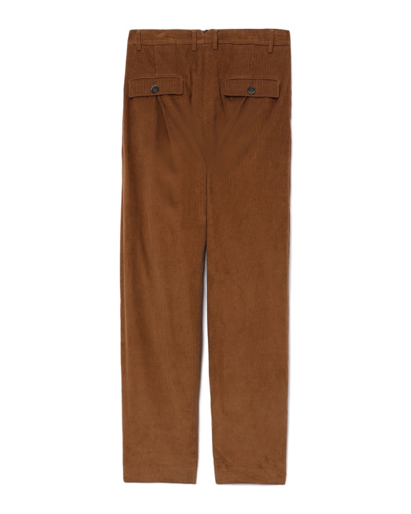 Pantalon Bape Plissé Marron Homme | CZR-31005010