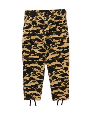 Pantalon Bape 1st Camo 6 Pocket Jaune Homme | UZZ-50222531