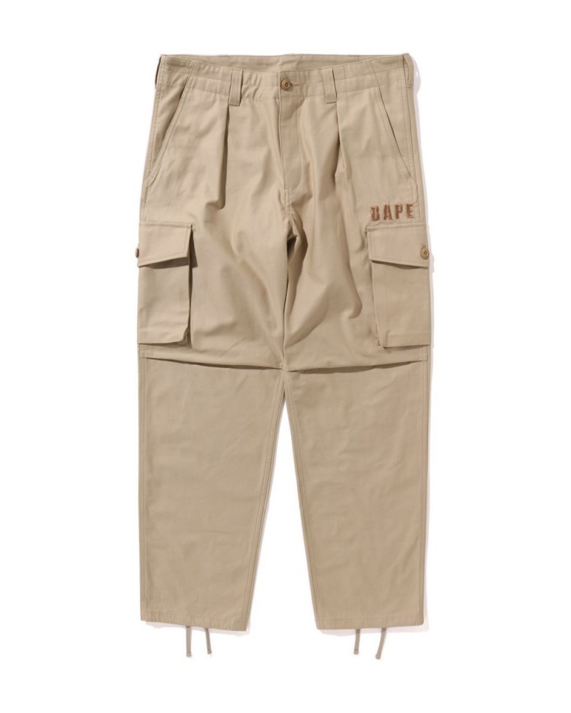 Pantalon Bape Year Of Dragon Army Beige Homme | SYK-54971618