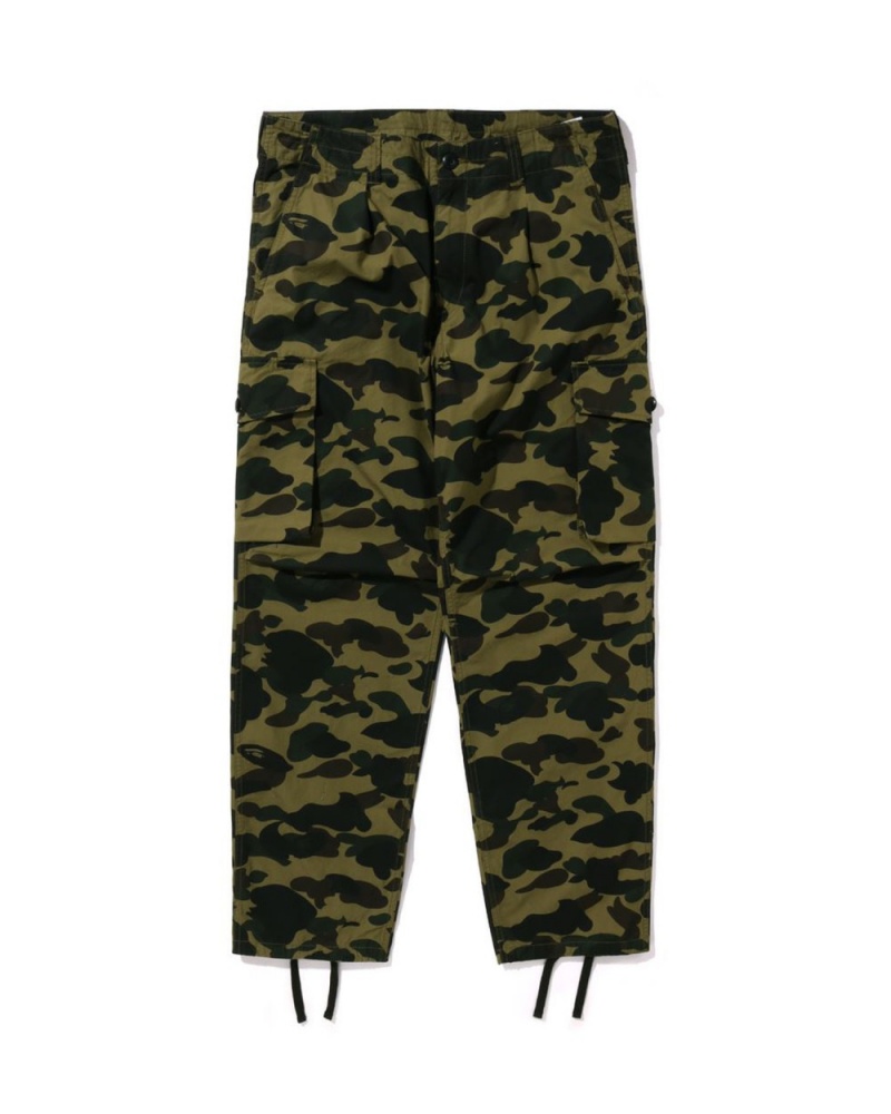 Pantalon Bape 1st Camo 6 Pocket Vert Homme | LTC-38946402