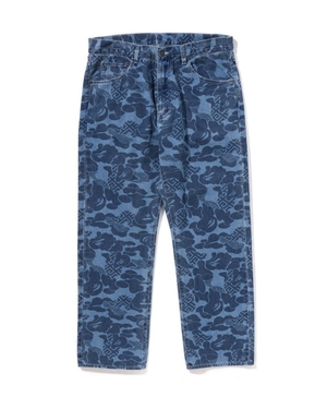 Jean Bape Asia Camo Denim Bleu Marine Bleu Homme | EJY-86059236