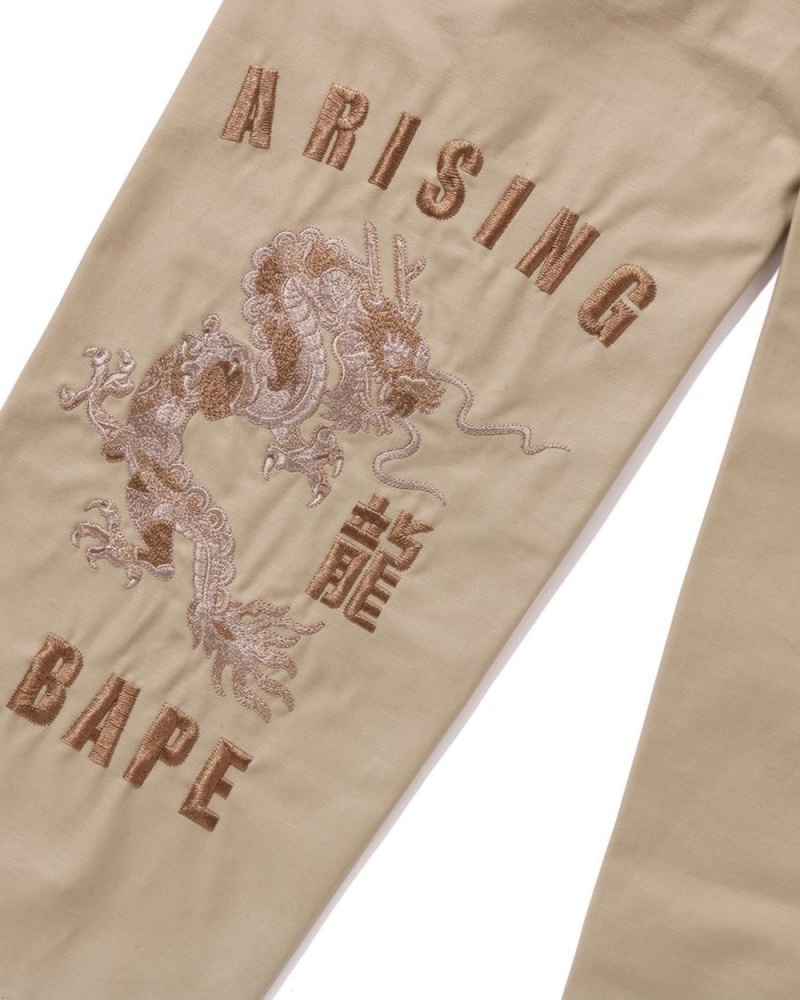 Pantalon Bape Year Of Dragon Army Beige Homme | SYK-54971618