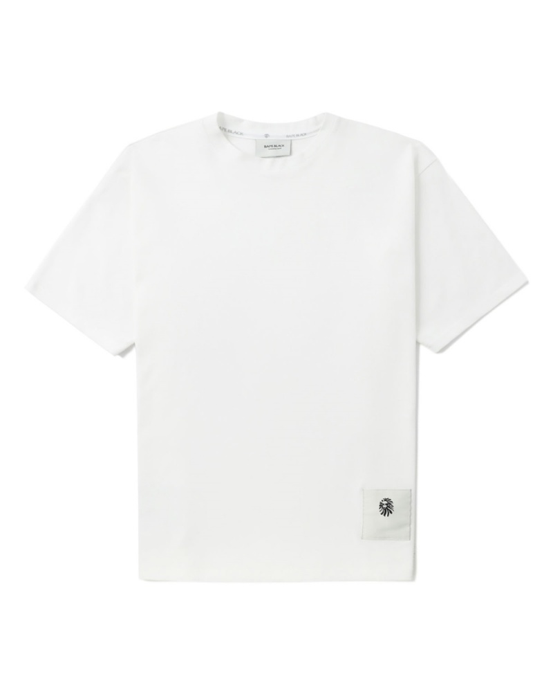 T Shirts Bape Logo patch Blanche Homme | CMH-41968876