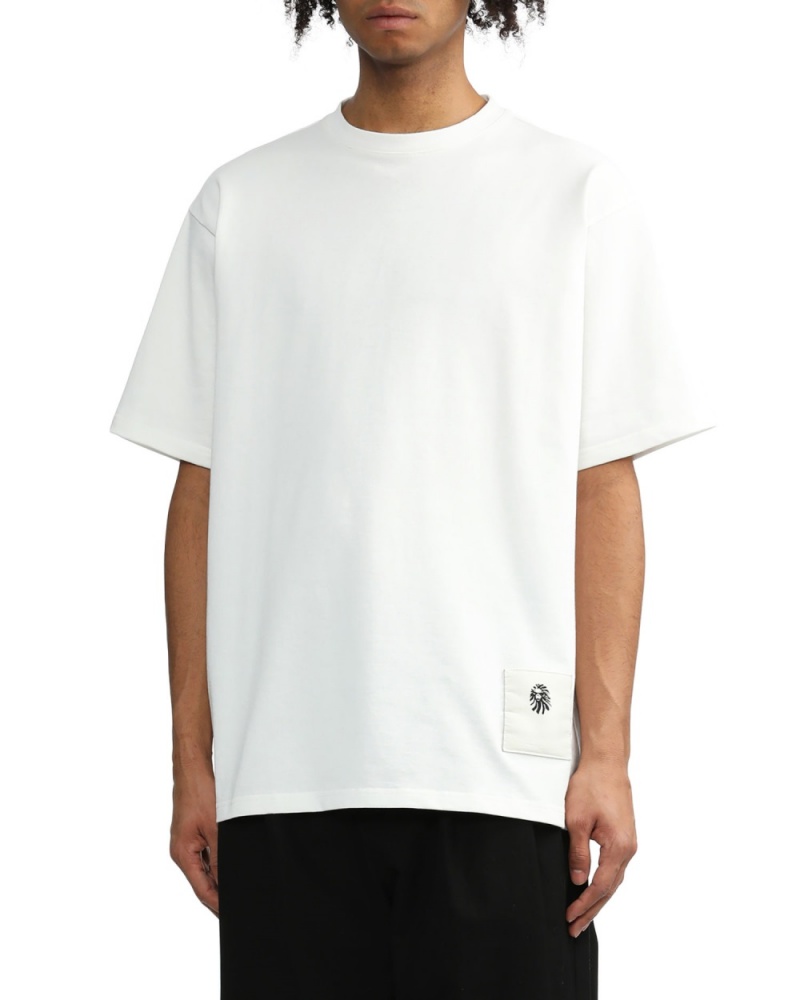 T Shirts Bape Logo patch Blanche Homme | CMH-41968876