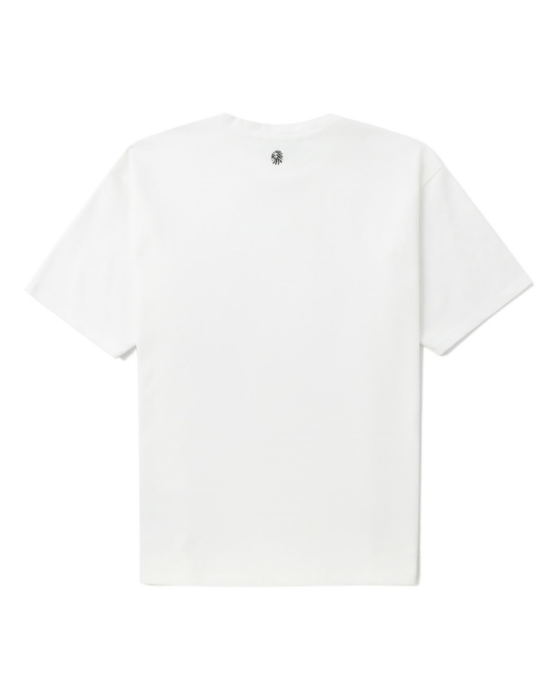 T Shirts Bape Logo patch Blanche Homme | CMH-41968876