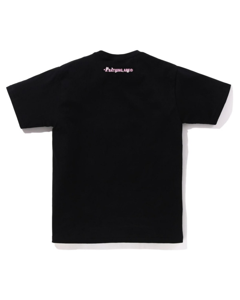 T Shirts Bape Sakura Photo Ape Head Noir Homme | XSO-98910545