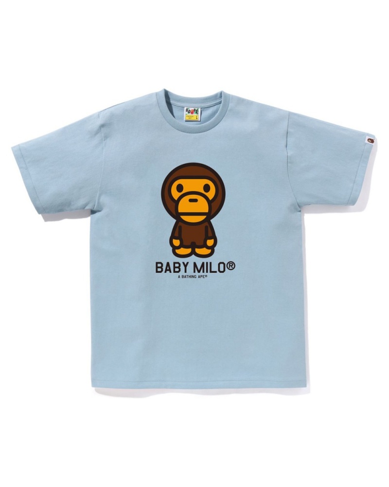 T Shirts Bape Baby Milo Bleu Homme | SWZ-68342015