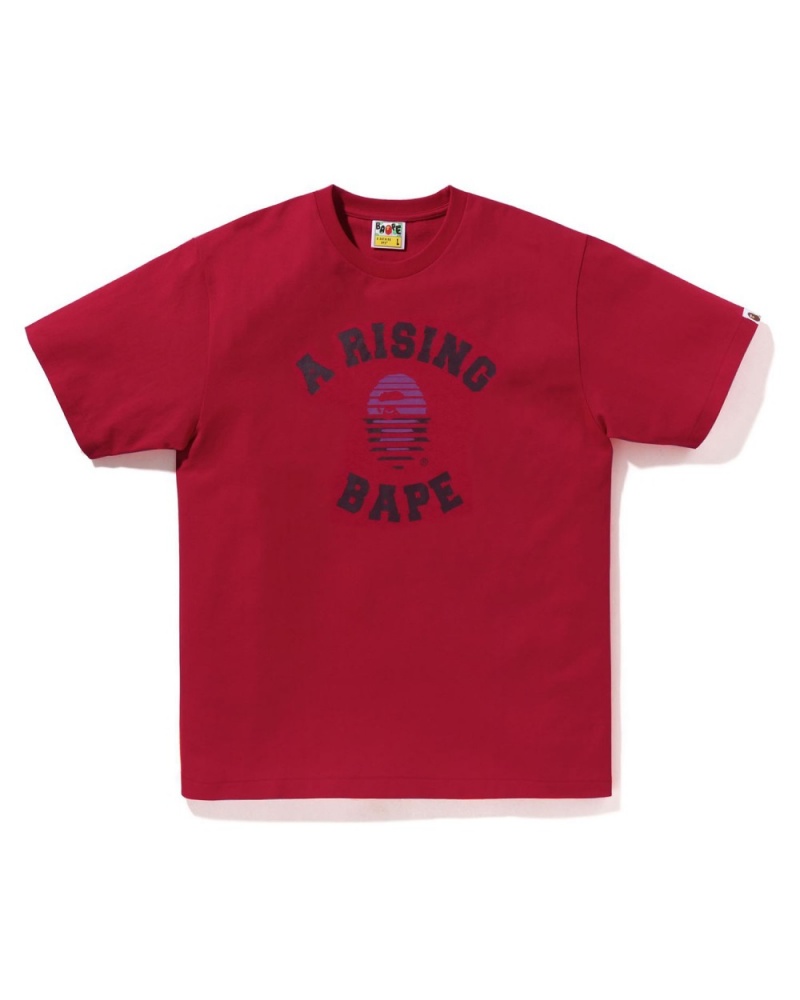 T Shirts Bape A Rising Violette Homme | NJL-33998968