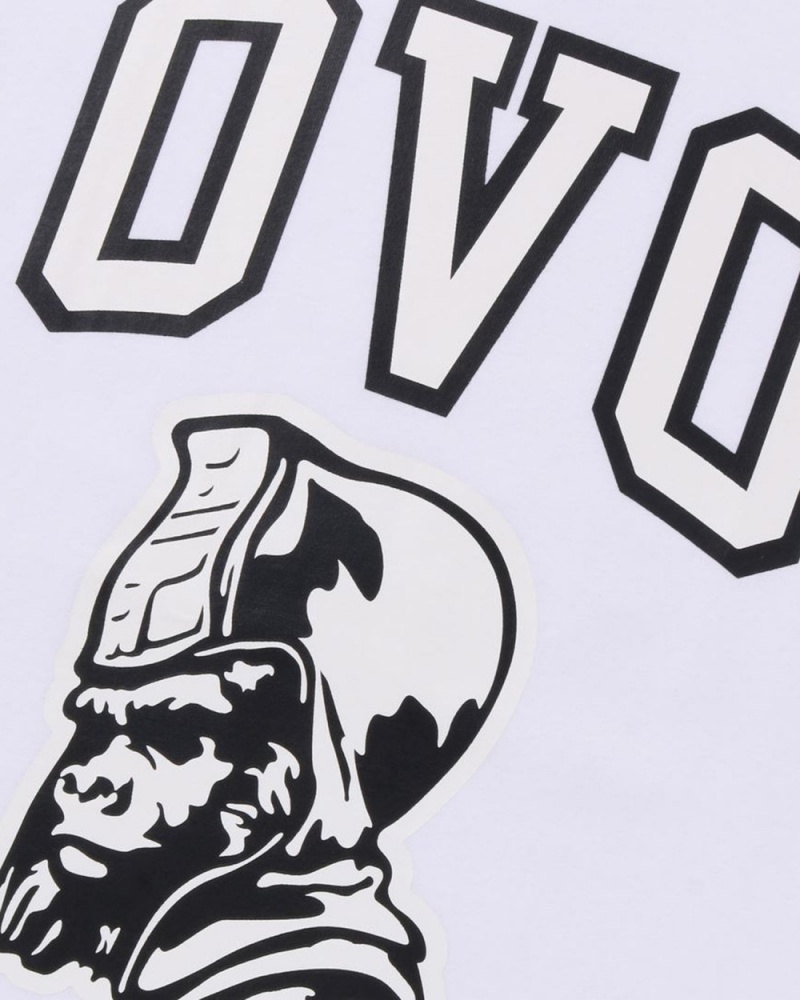 T Shirts Bape X OVO General Blanche Homme | YWW-81534827