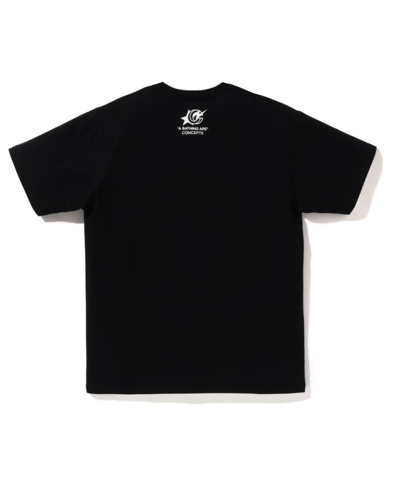 T Shirts Bape X CONCEPTS Emblem Noir Homme | ONO-58689285