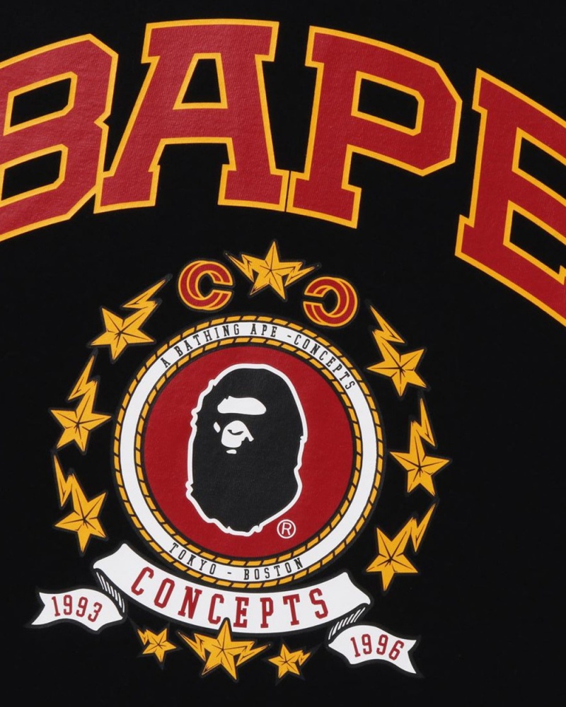 T Shirts Bape X CONCEPTS Emblem Noir Homme | ONO-58689285