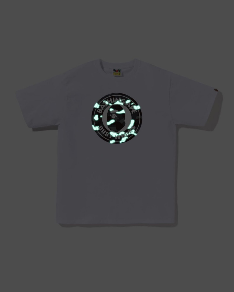 T Shirts Bape City Camo Busy Works Blanche Homme | PSS-13950602