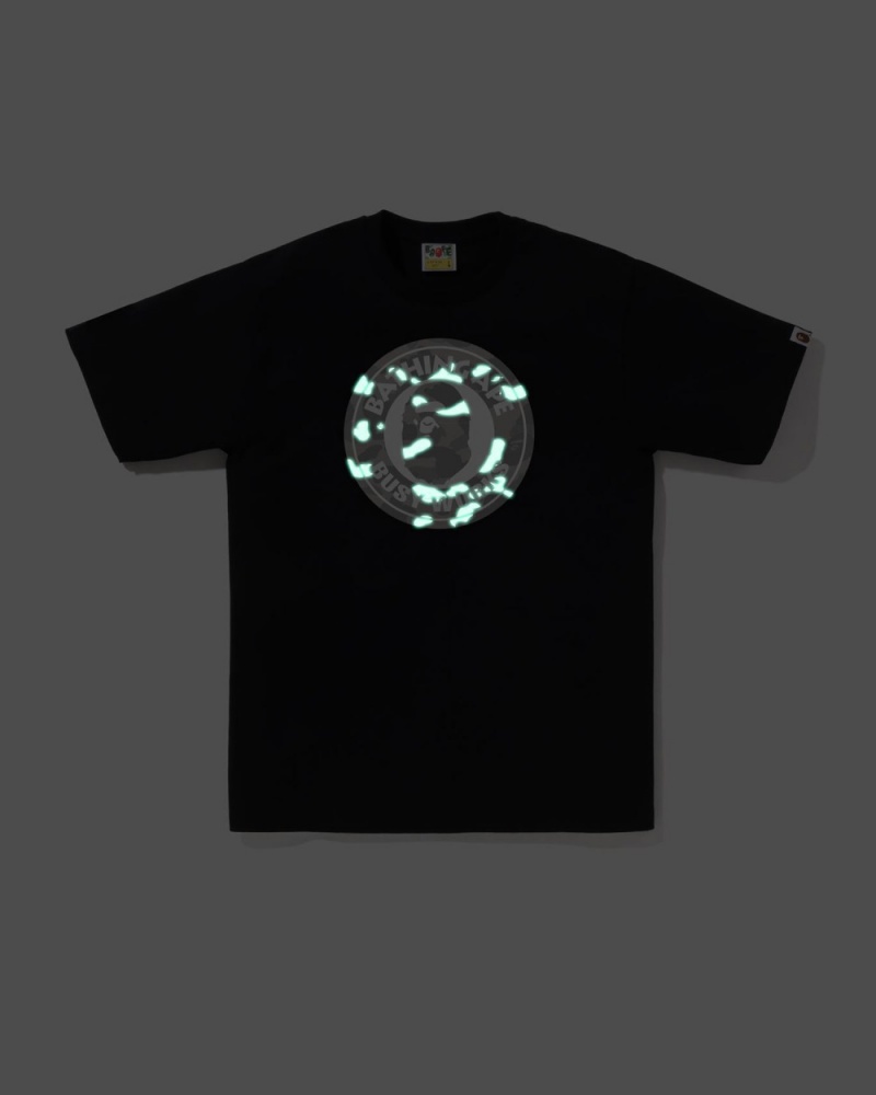 T Shirts Bape City Camo Busy Works Noir Homme | QWQ-28258976