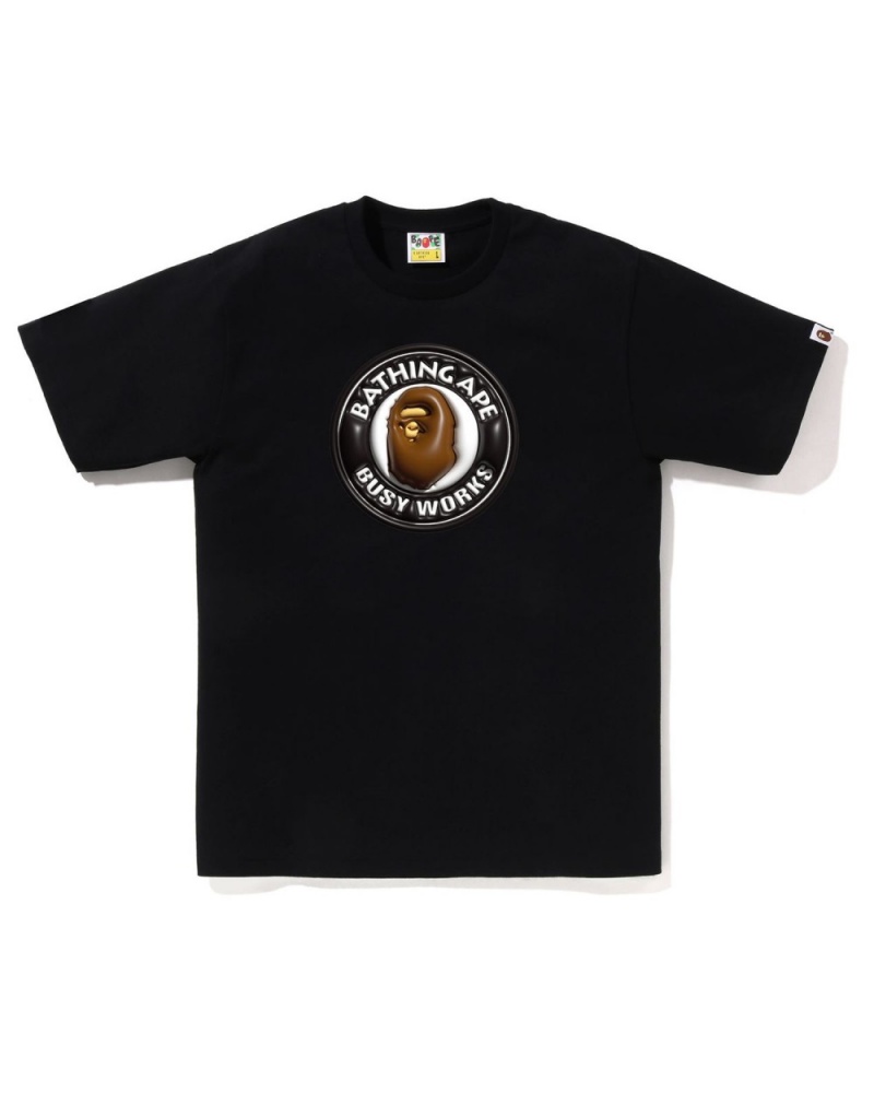 T Shirts Bape 3d Busy Works Noir Homme | PWF-50167936