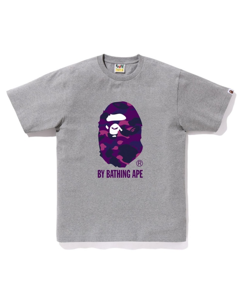 T Shirts Bape Color Camo by Bathing Ape Grise Homme | WAP-24249122