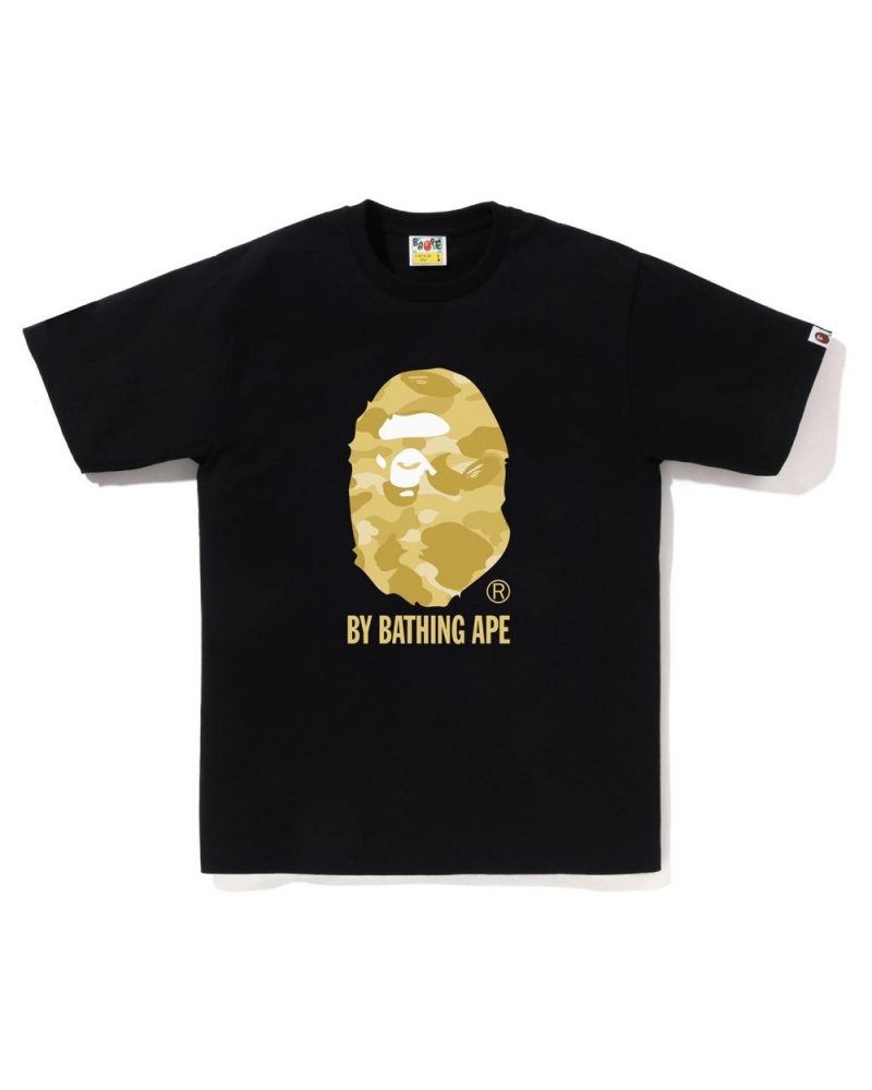 T Shirts Bape Color Camo by Bathing Ape Noir Homme | FNW-31456007