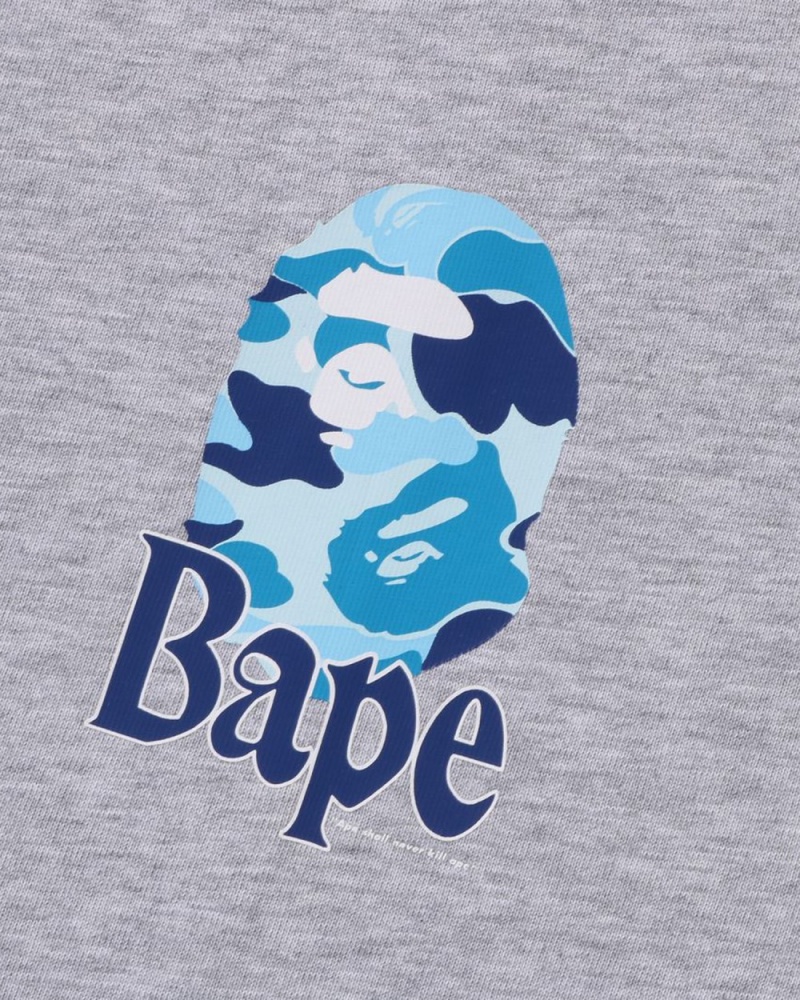 T Shirts Bape Flora Ape Head Relaxed Fit Grise Homme | KWH-46107292