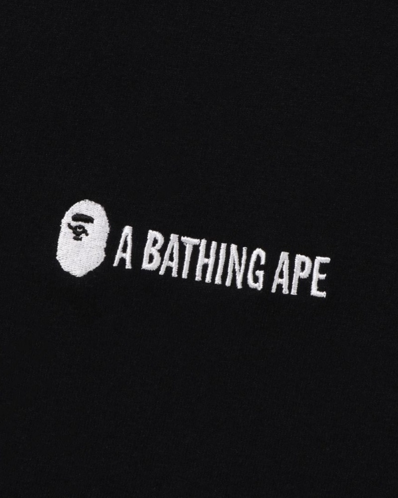 T Shirts Bape Small Logo Noir Homme | WSV-20956821