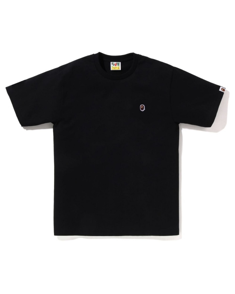 T Shirts Bape General Is Bathing Noir Homme | PXM-53635839