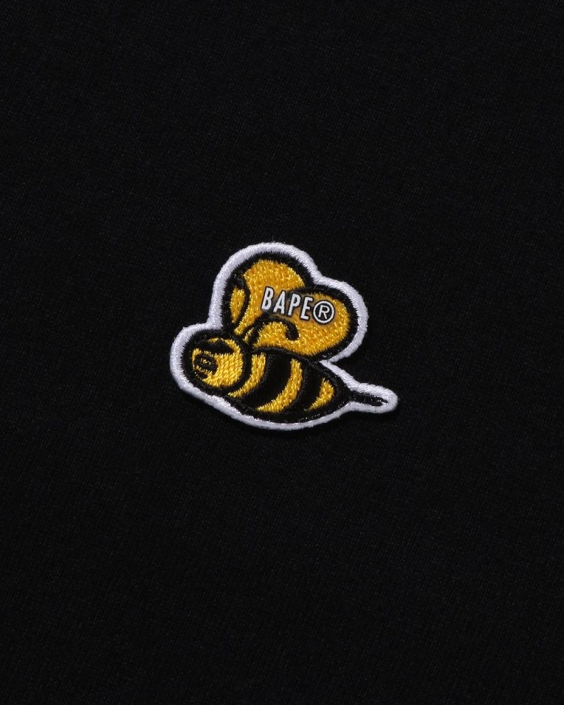 T Shirts Bape Bee One Point Noir Homme | XNM-02814864