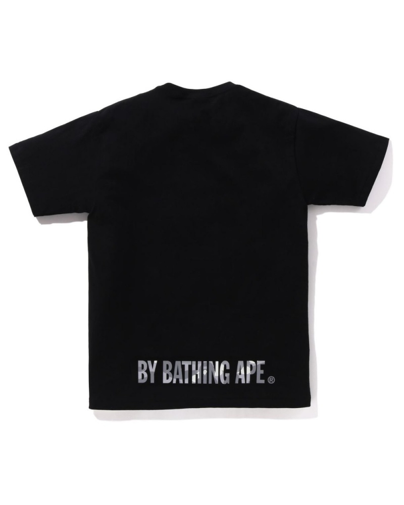 T Shirts Bape City Camo Ape Face STA Noir Homme | MEE-25038720