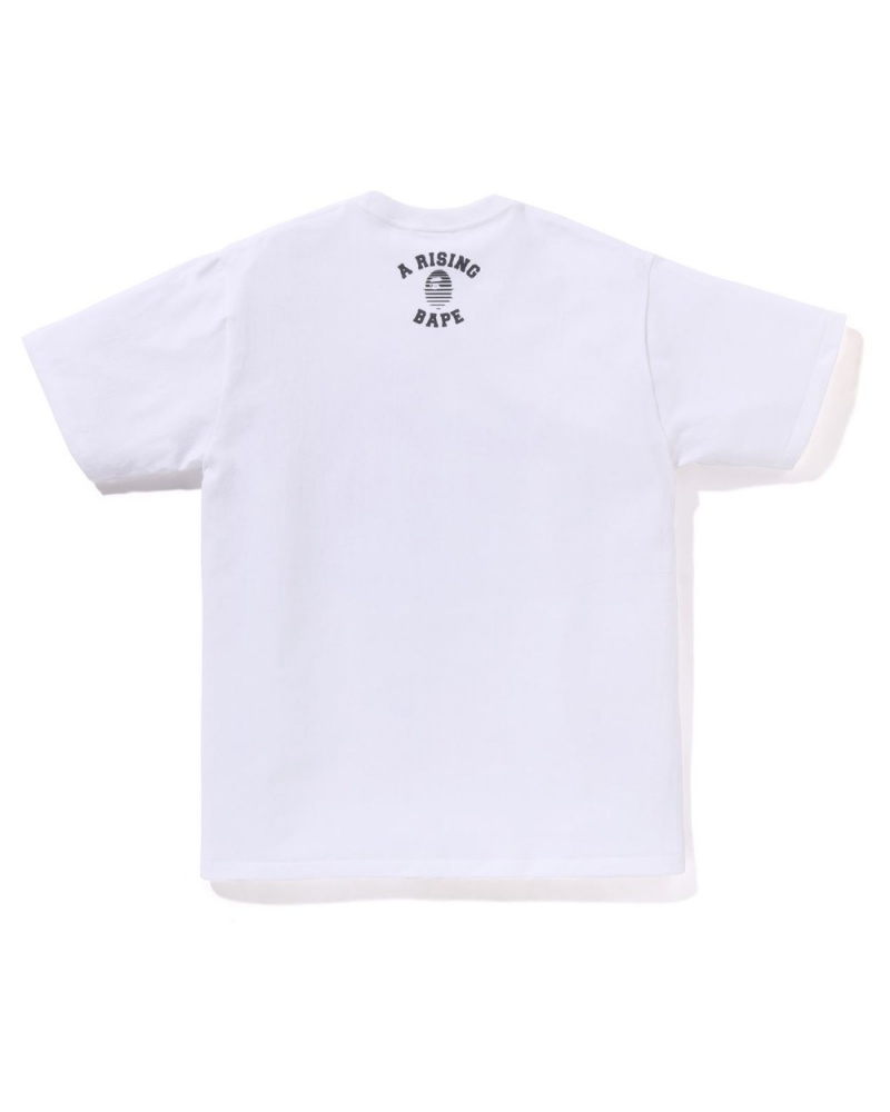 T Shirts Bape Asia Camo Big Ape Head Blanche Homme | RPS-13301038