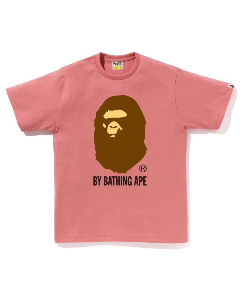 T Shirts Bape By Bathing Ape Rose Homme | QLT-81739113