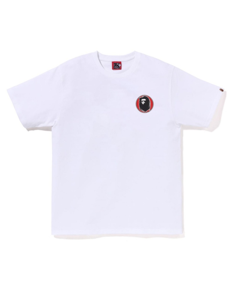 T Shirts Bape 30th Anniv. #3 Blanche Homme | DZE-61546676