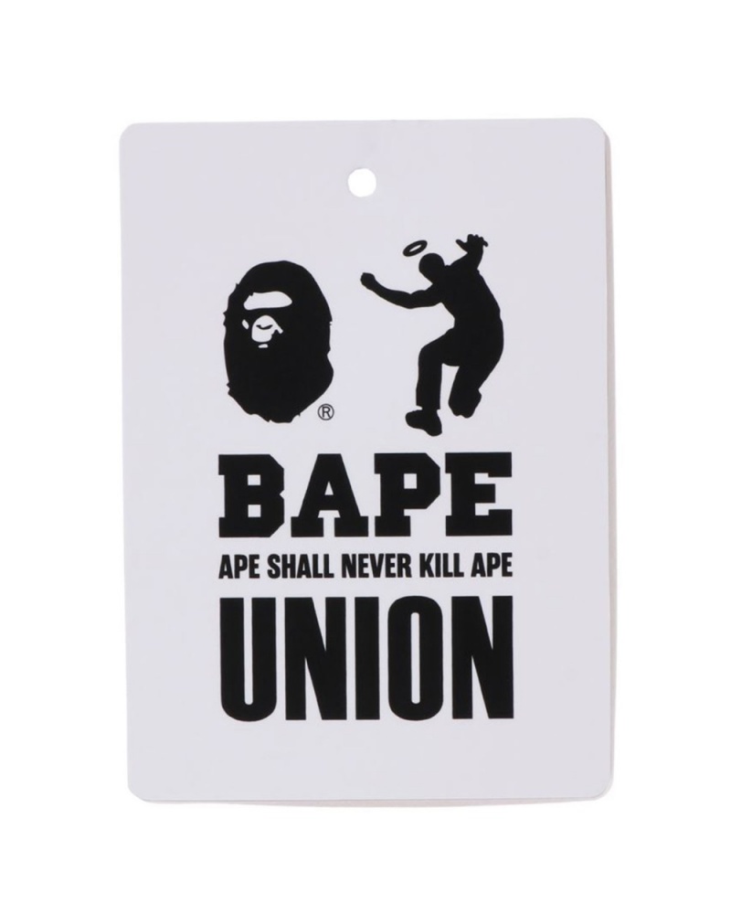 T Shirts Bape X Union Washed STA Noir Homme | CUR-90219942