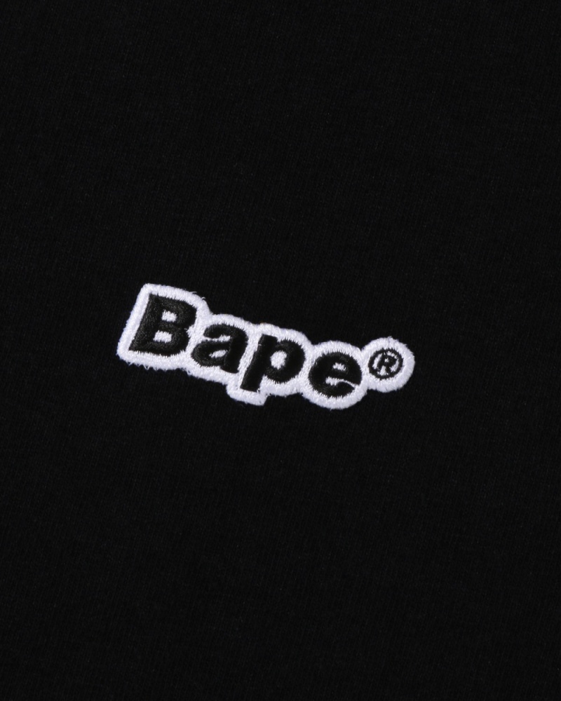 T Shirts Bape One Point Relaxed Fit Noir Homme | UNF-12438335